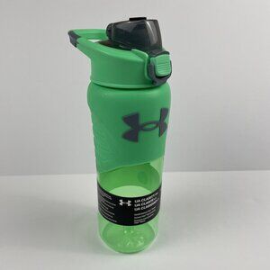 Under Armour UA 24 oz Clarity Water Bottle Teal Sports Yoga Exercise Hike